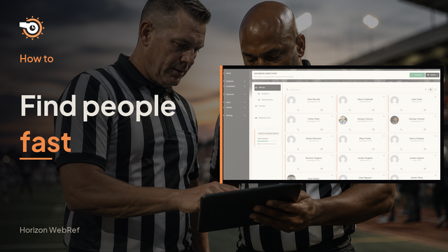 Video thumbnail: How to Use the Members Directory in Horizon WebRef
